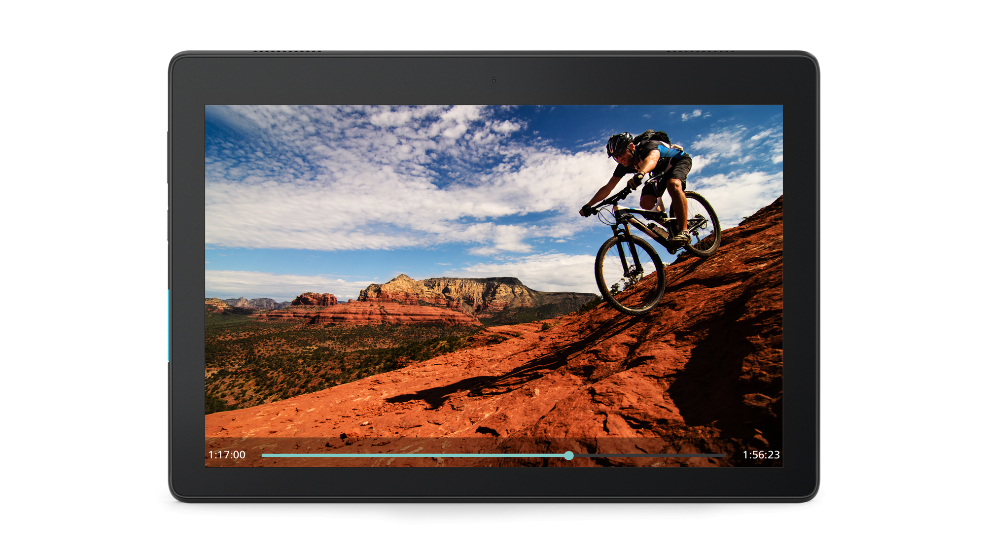 10” HD IPS touchskærm – perfekt til film og serier 10” HD IPS touchskærm