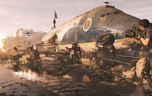 Action-shooter RPG” width= The Division 2 er en online, action-shooter RPG-oplevelse