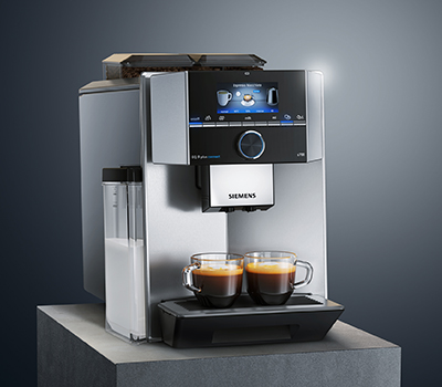 Siemens wi-fi-tilsluttede espressomaskiner och Home Connect Siemens wi-fi-tilsluttede espressomaskiner och Home Connect