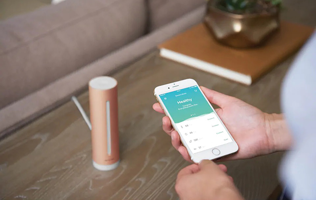 Gør dit klimaet derhjemme bedre Smart home app på din smartphone