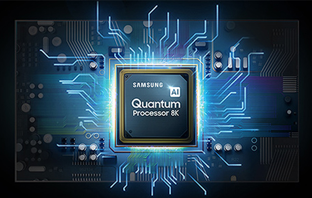 Oplev QLED’s Quantum Processor 8K Quantum Processor 8K-chip