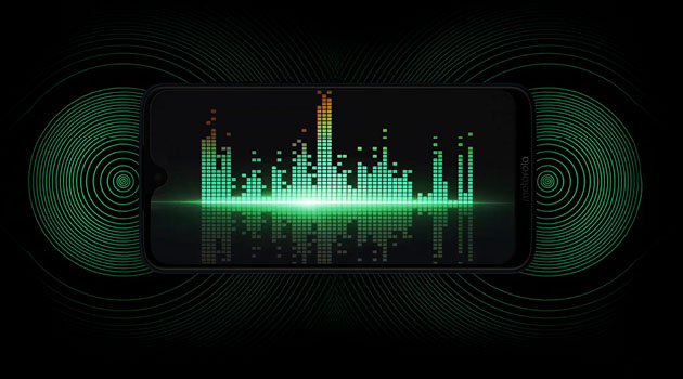 Ydeevne Moto G7 Plus med illustration af høj ydeevne