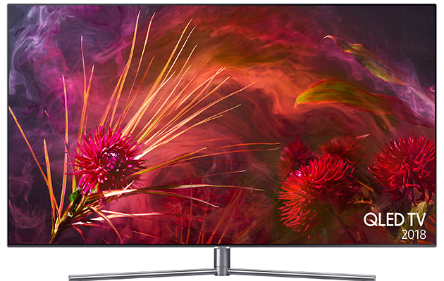 Et QLED-TV har den bedste lysstyrke Billede af et QLED-TV