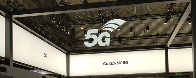 5Gs udvikling Skilt med teksten 5G