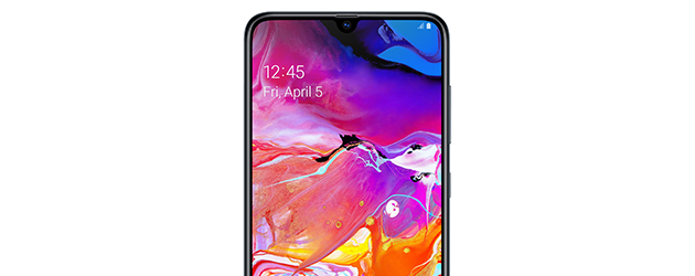 Samsung Galaxy A70 Samsung Galaxy A70 forside
