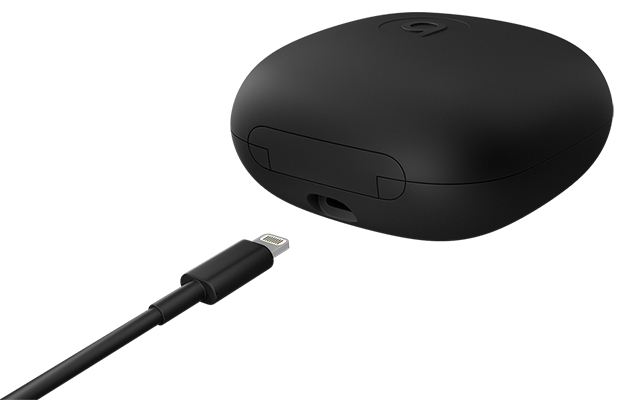 Hovedtelefonerne Powerbeats Pro har en batteritid på op til 9 timer, og med opladningsetuiet får du mere end 24 timers spilletid tilsammen Lukket opladningsetui til Powerbeats Pro