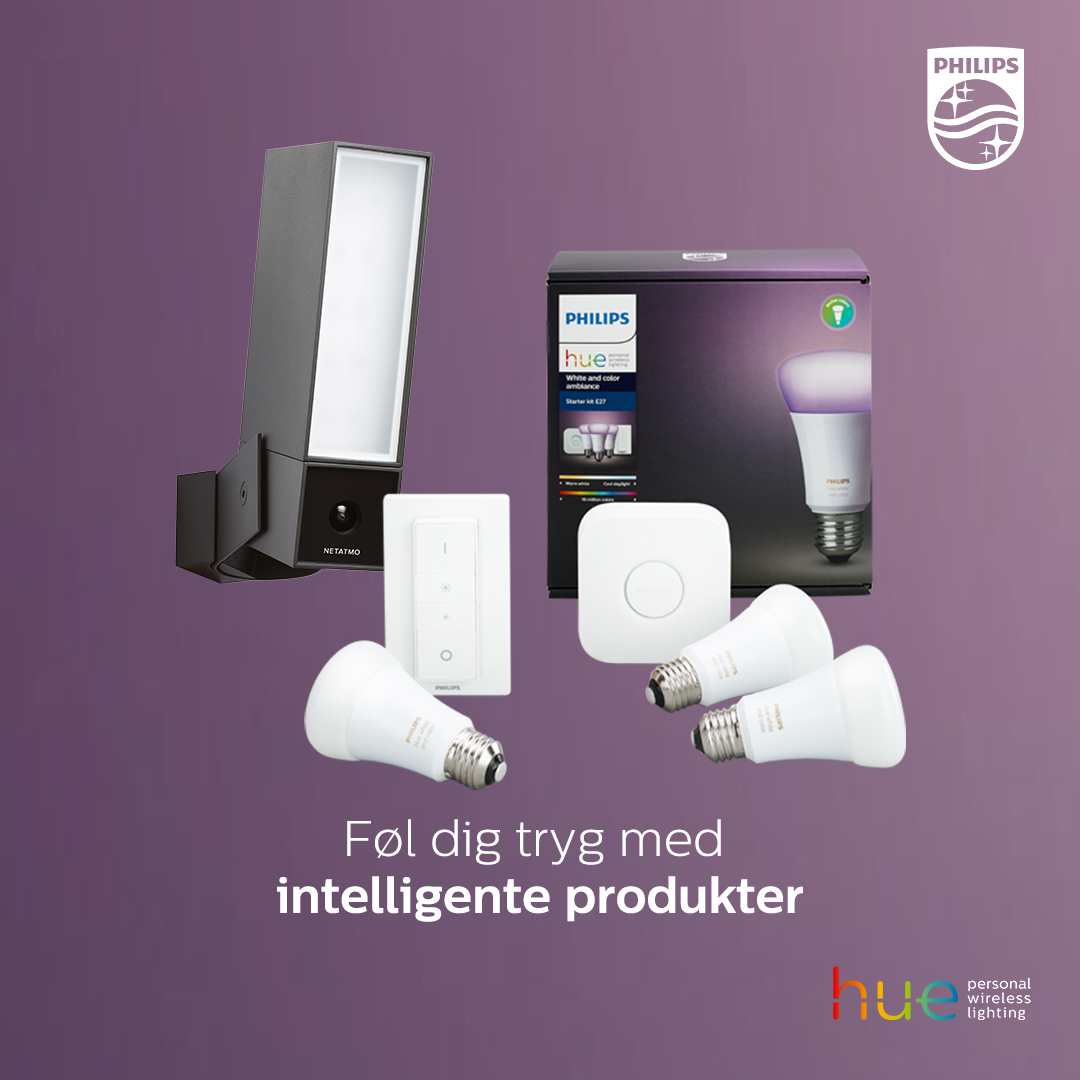 Kampagne fra Philips Hue og Netatmo Kampagne fra Philips Hue og Netatmo