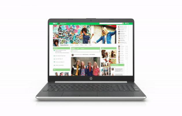 HP 15 - Flot og let design HP 15 der roterer
