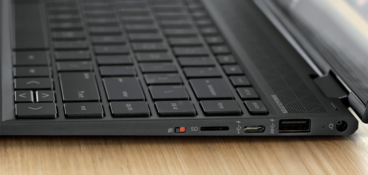 Omfattende sikkerhed Kill-switch til webcam på en HP Envy x360