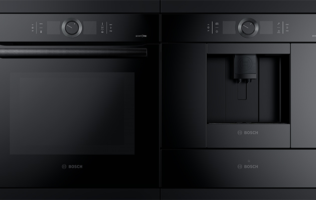 Indbygget kaffemaskine fra Bosch – i serien carbon black