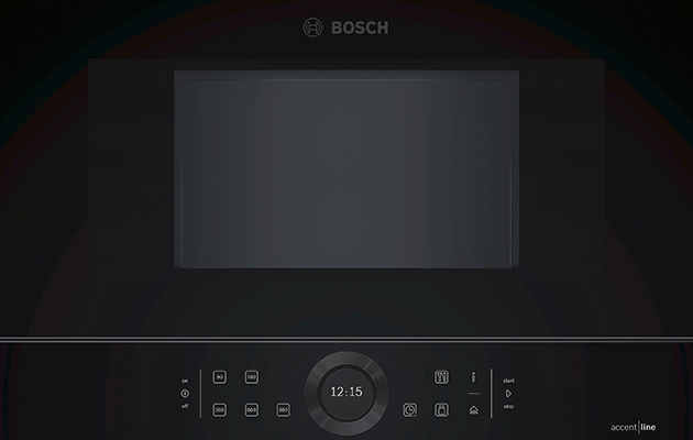 Bosch accent line carbon black mikroovn
