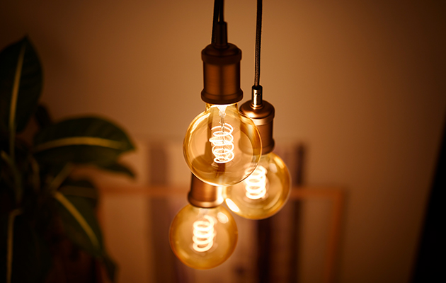Philips LED Vintage passer ind i netop dit hjem Tre hængende pærer