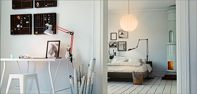 Hvis du vil have de klareste pærer på markedet, har LIFX dem hos os i Elgiganten LIFX intelligent belysning over et bord o gen seng