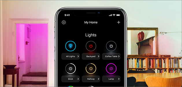 Styr din belysning fra LIFX over en app Smartphone med LIFX appen