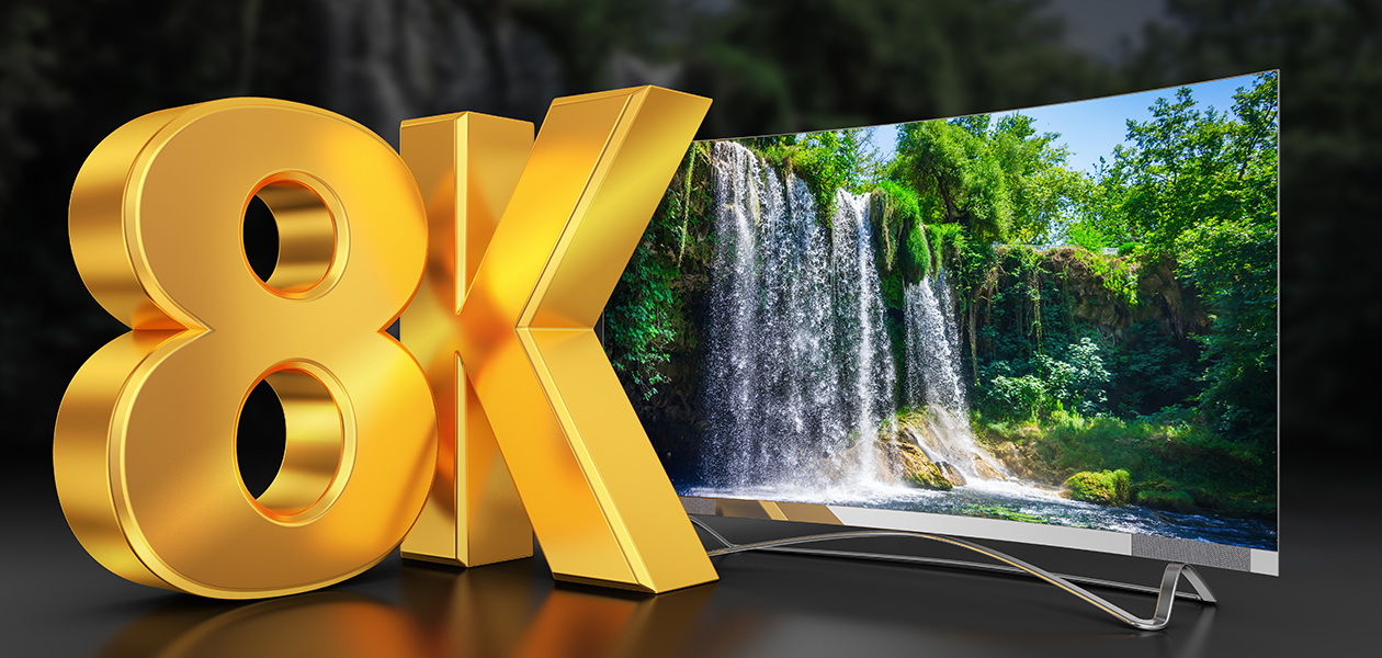Samsungs nye QLED 2019 TV’er giver dig naturtro, realistiske billeder med 100 % farvevolumen 8K-logo og TV