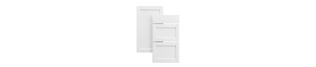 Shaker Classic White fra Epoq Hvid køkkenlåge – Shaker Classic White fra Epoq