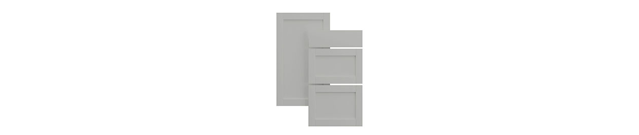 Shaker Steel Grey fra Epoq Grå køkkenlåge – Shaker Steel Grey fra Epoq