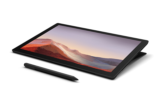 Surface Pro 7 kan anvendes som en tegneplade Surface Pro 7 i Studiotilstand