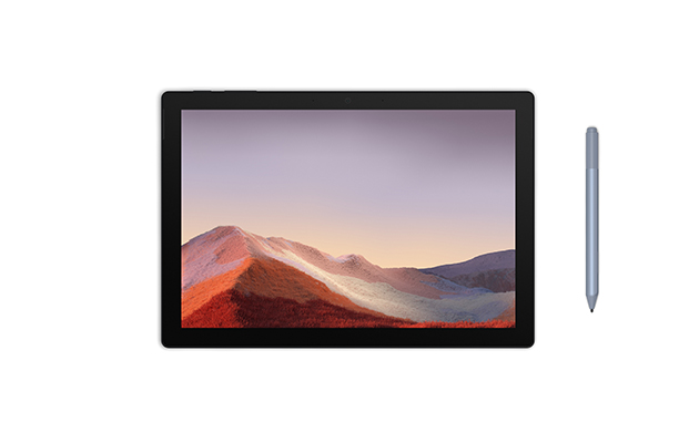 Surface Pro 7 kan anvendes som tegneplade Surface Pro 7 i tablettilstand