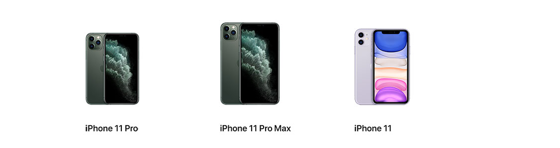 Sammenlign iPhone 11 med iPhone 11 Pro og iPhone 11 Pro Max - så har du lettere ved at vælge ny iPhone Apple - iPhone 11 sammenlignes med iPhone 11 Pro og iPhone 11 Pro Max - diverse specifikationer