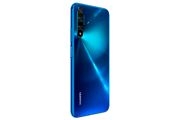 Huawei Nova 5T Huawei Nova 5T blå bagside