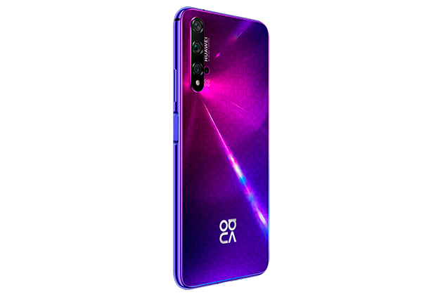 Huawei Nova 5T Huawei Nova 5T lilla bagside