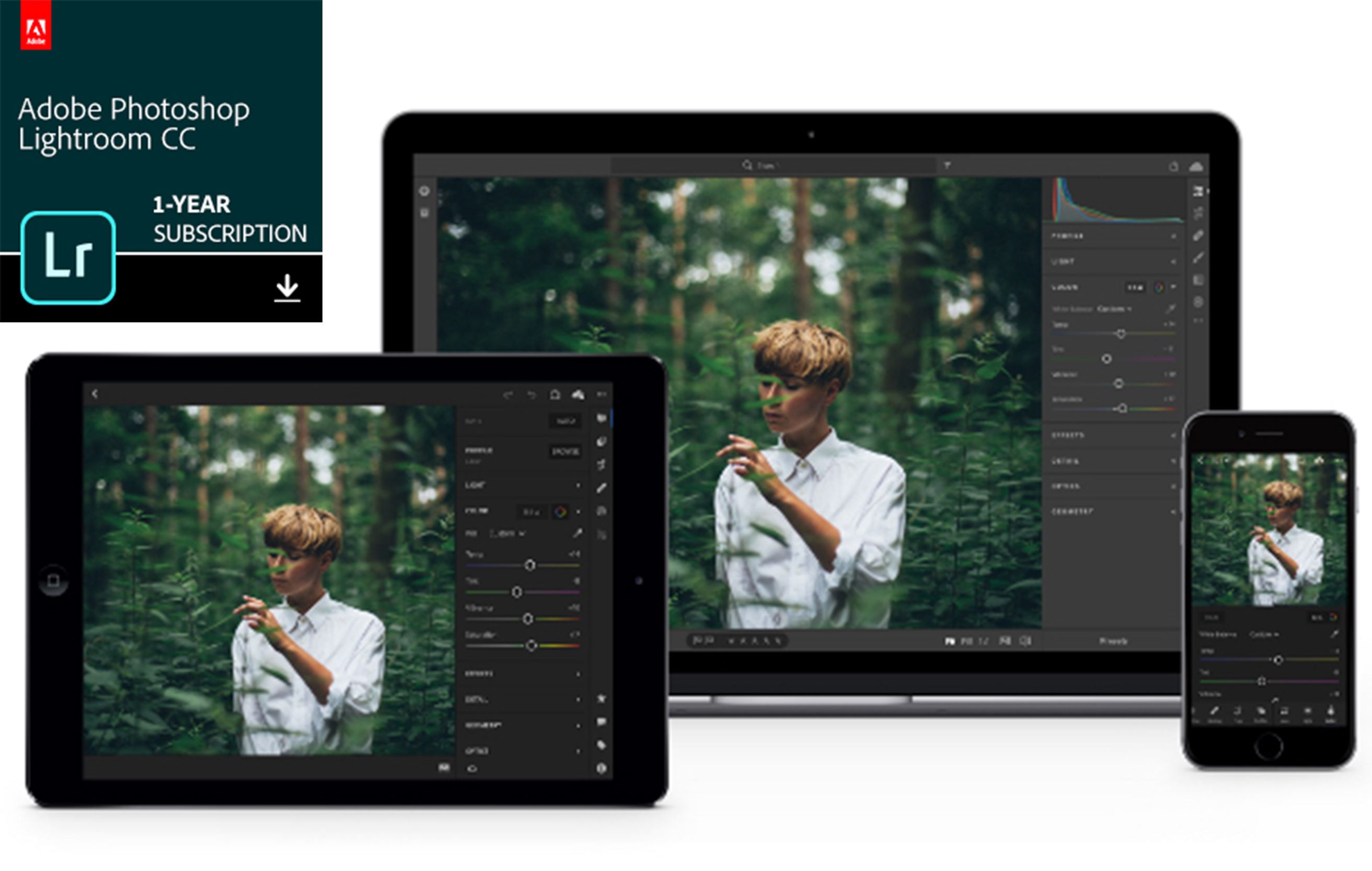 Lightroom CC – nem fotoredigering Lightroom fotoredigering på computer, tablet og mobil