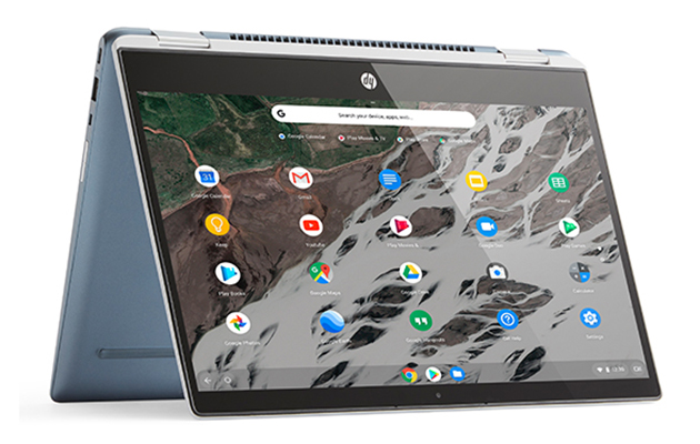 Installer alle de apps du behøver Chromebook med app-menuen åben