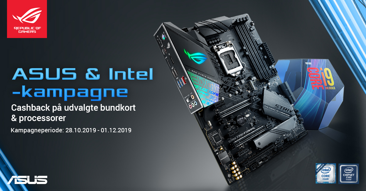 Cashback fra Intel og ASUS Cashback fra Intel og ASUS