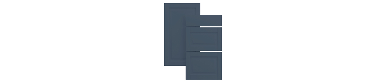 Køkkenlåge fra Epoq af typen Blue Grey Køkkenlåge fra Epoq af typen Heritage Blue Grey