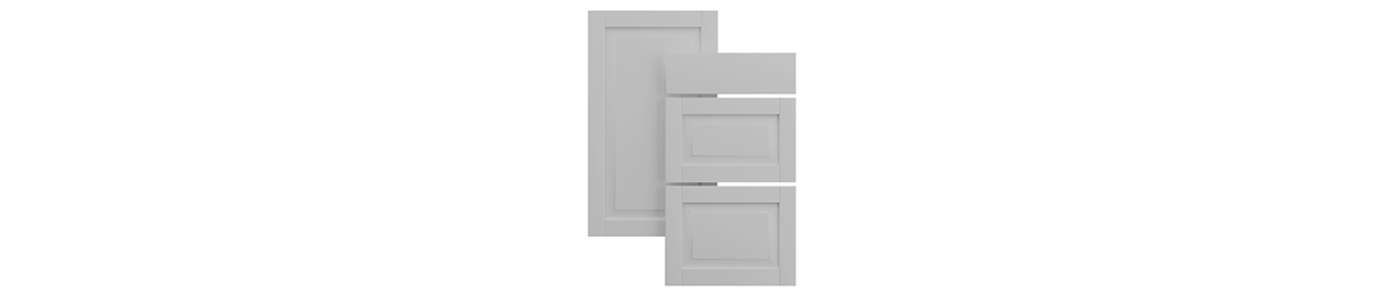 Køkkenlåge fra Epoq af typen Light Grey Køkkenlåge fra Epoq af typen Heritage Light Grey