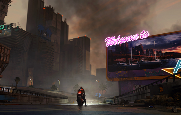 Night City er en enorm åben verden Night City