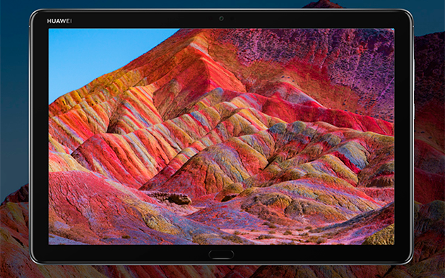 Huawei MediaPad M5 lite har en 1080p skærm Huawei MediaPad M5 lite skærm