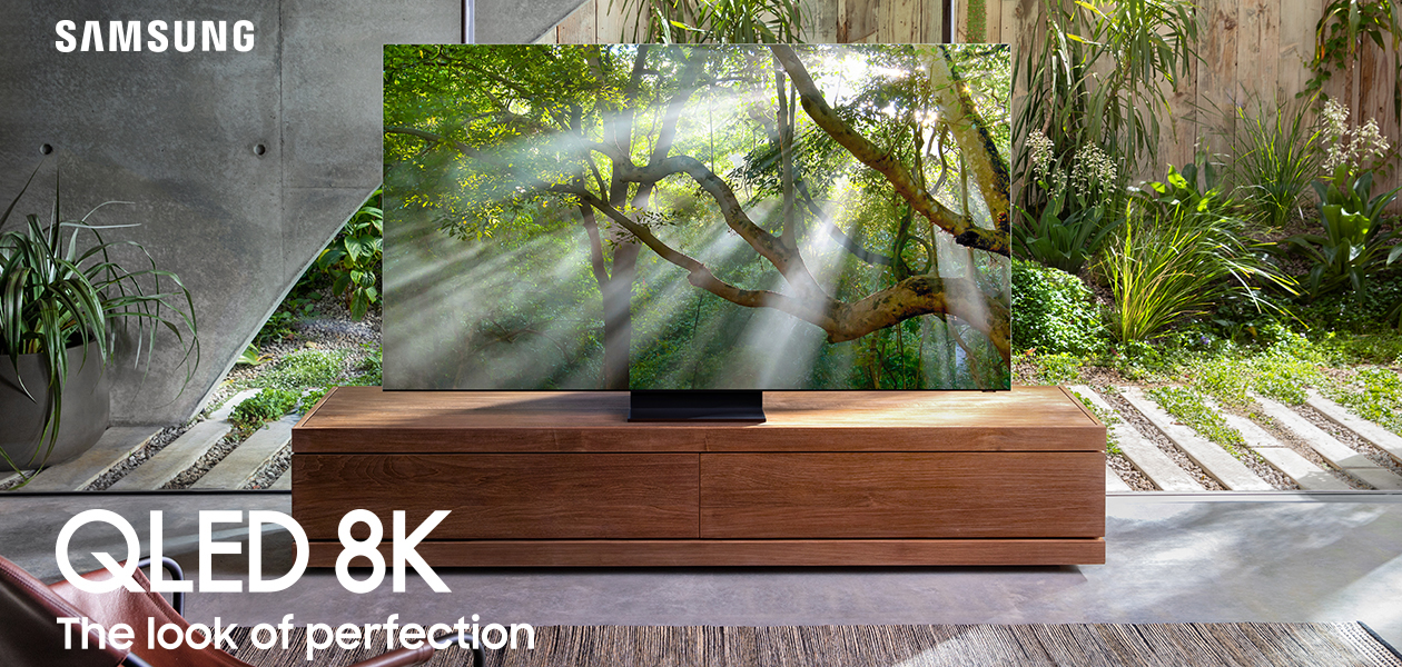 Samsungs nye QLED 2020 TV giver dig lysstærke billeder med dybe sorte nuancer og fantastisk kontrast QLED 8K TV 2020