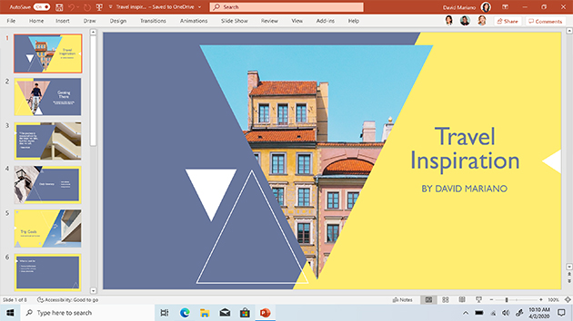 Kickstart din kreativitet med PowerPoint Billede som viser PowerPoint