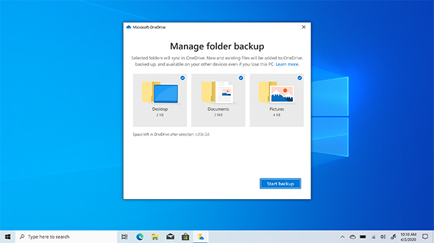 OneDrive synkroniserer filer mellem alle enheder OneDrive