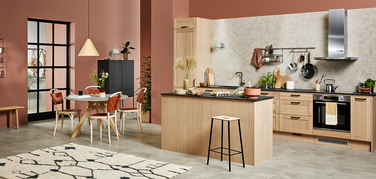 Shaker Natural Oak køkken Shaker Natural Oak køkken