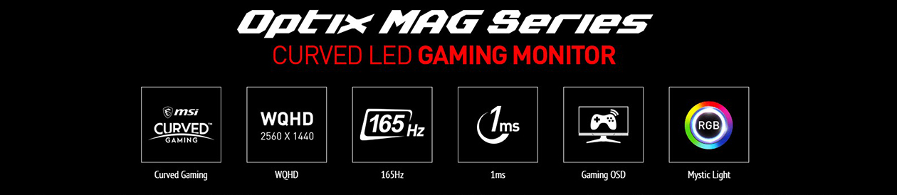 MSI OPTIX MAG322CQR Specifikationer om MSI OPTIX MAG322CQR