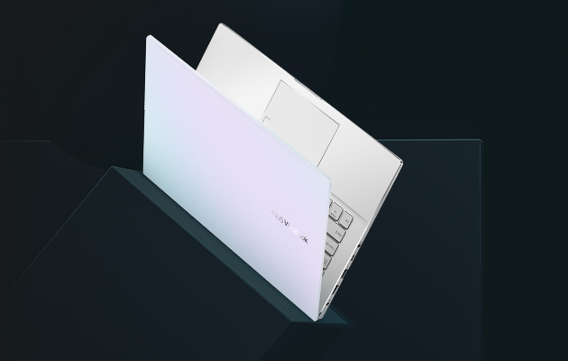 Skab Hvid ASUS VivoBook S14 set fra siden