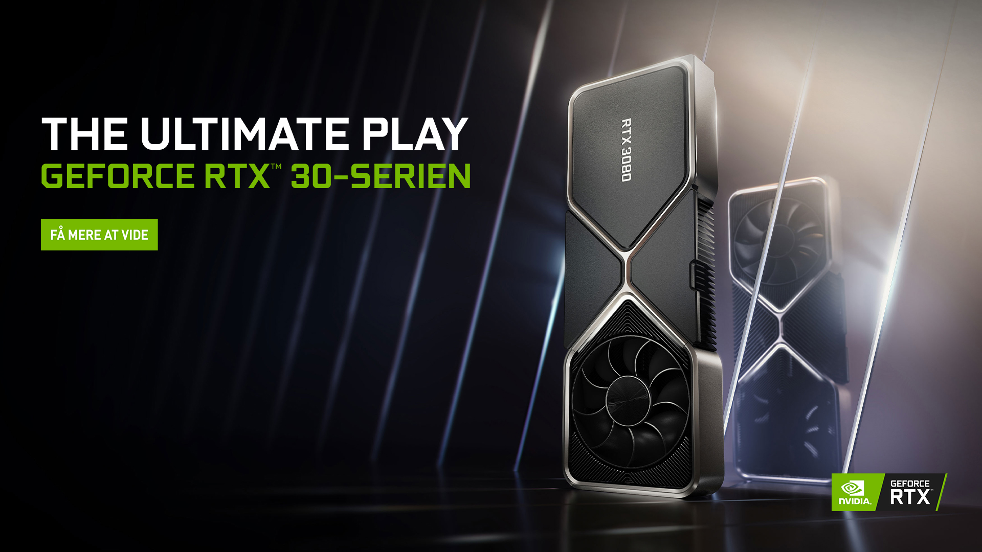 RTX 30-serien giver dig dobbelt så høj ydelse som den forrige generation RTX 30-serien grafikkort fra NVIDIA