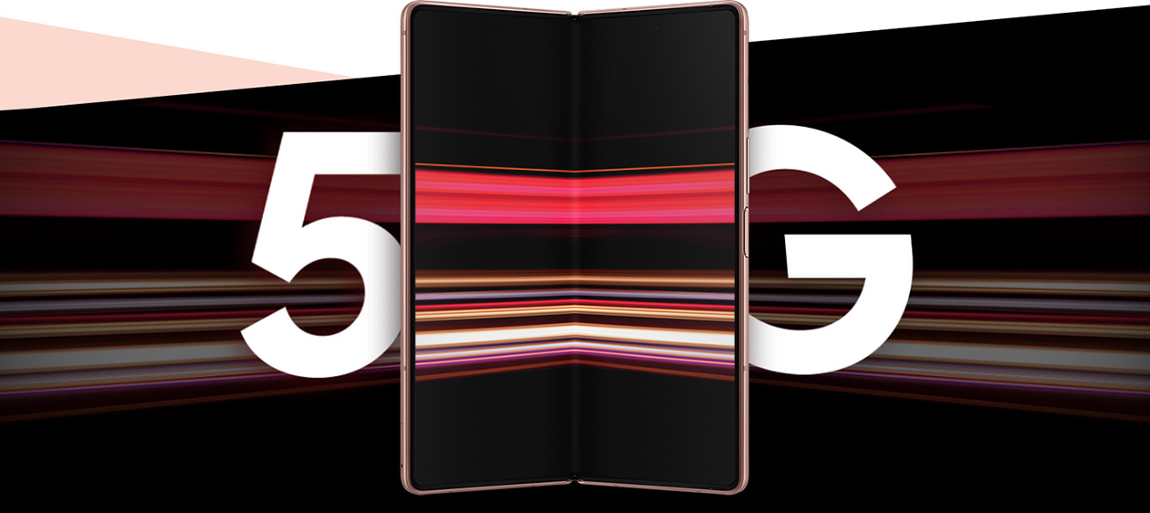 Galaxy Z Fold2 er klar til 5G-netværket, som sætter helt nye standarder for hastigheder Samsung Galaxy Z Fold2 5G