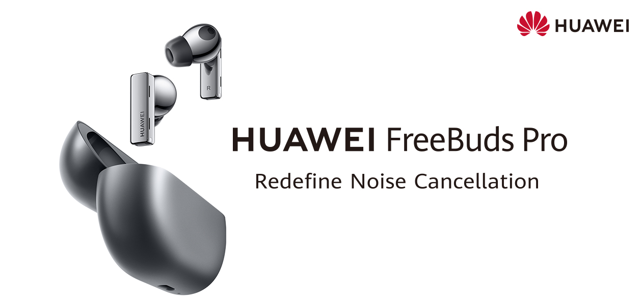 HUAWEI FreeBuds Pro - helt trådløse hovedtelefoner med ANC Plakat med HUAWEI FreeBuds Pro