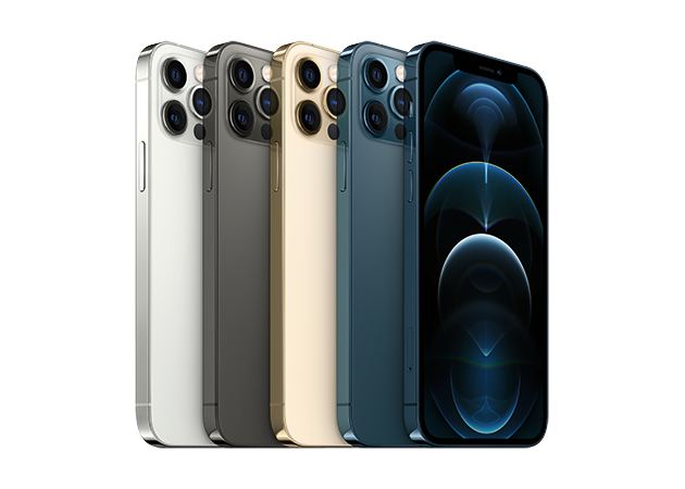 iPhone 12 er en hel serie af nye smartphones fra Apple iPhone 12 Pro i forskellige farver