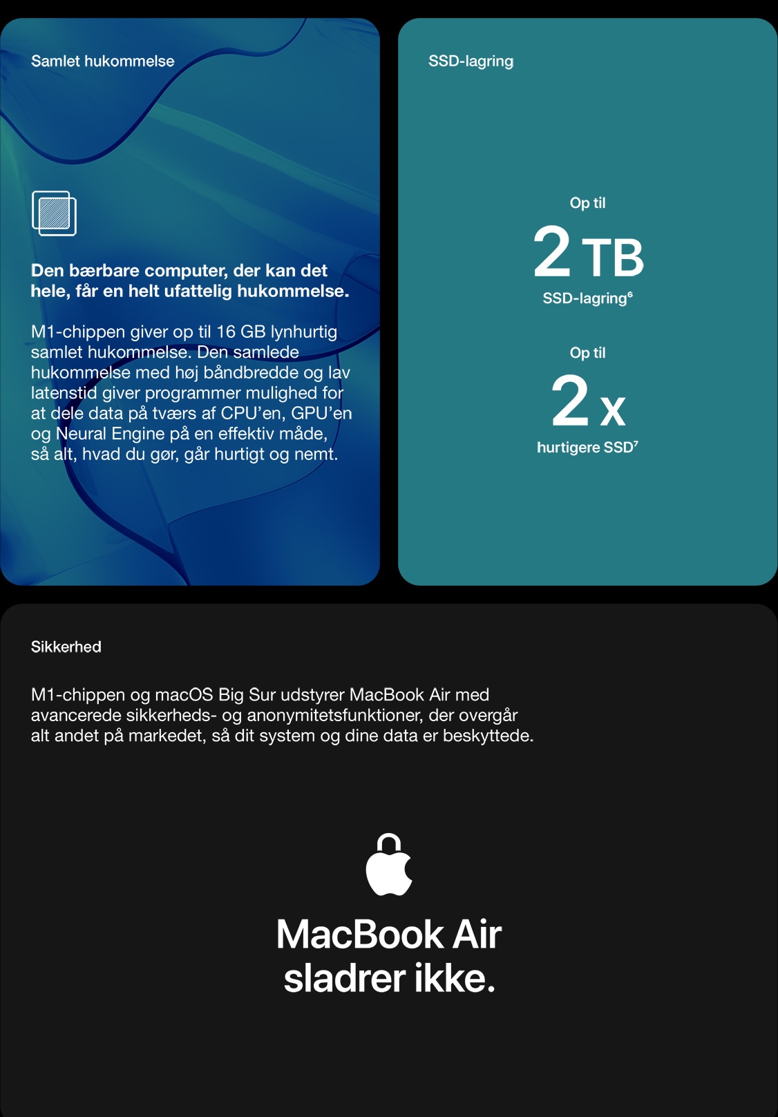 MacBook Air med Apple M1-chippen