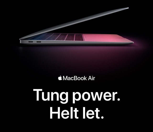 MacBook Air med Apple M1-chippen