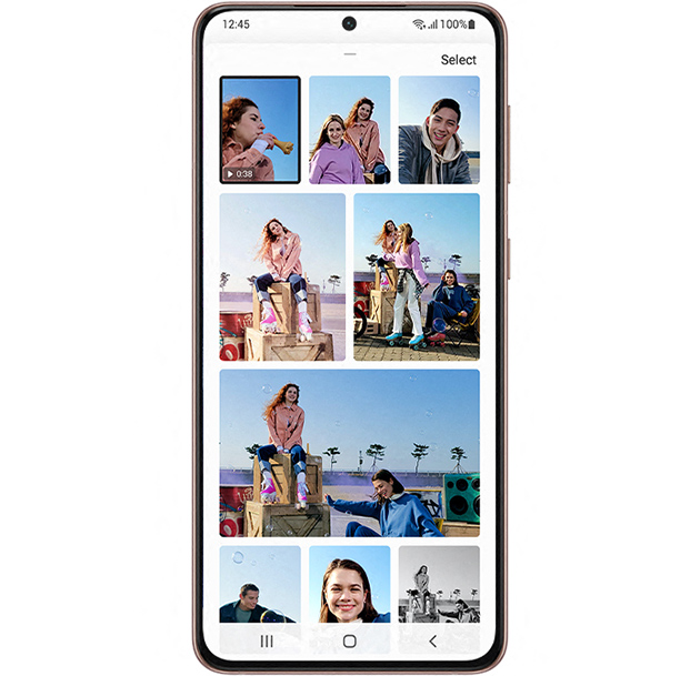 Galaxy S21-serien revolutionerer både film- og fotomulighederne med 8K-video Samsung-mobiltelefon i Galaxy S21-serien