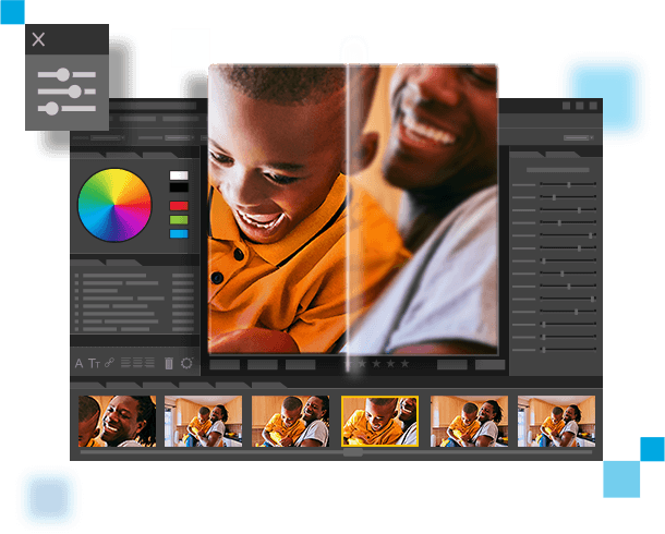 11. gen. giver førende ydelse Grafik som viser Lightroom i baggrunden