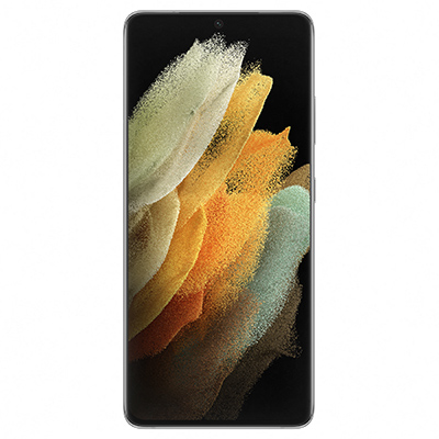 Samsung Galaxy S21 Ultra med 5G med et ikonisk design Samsung Galaxy S21 Ultra set forfra