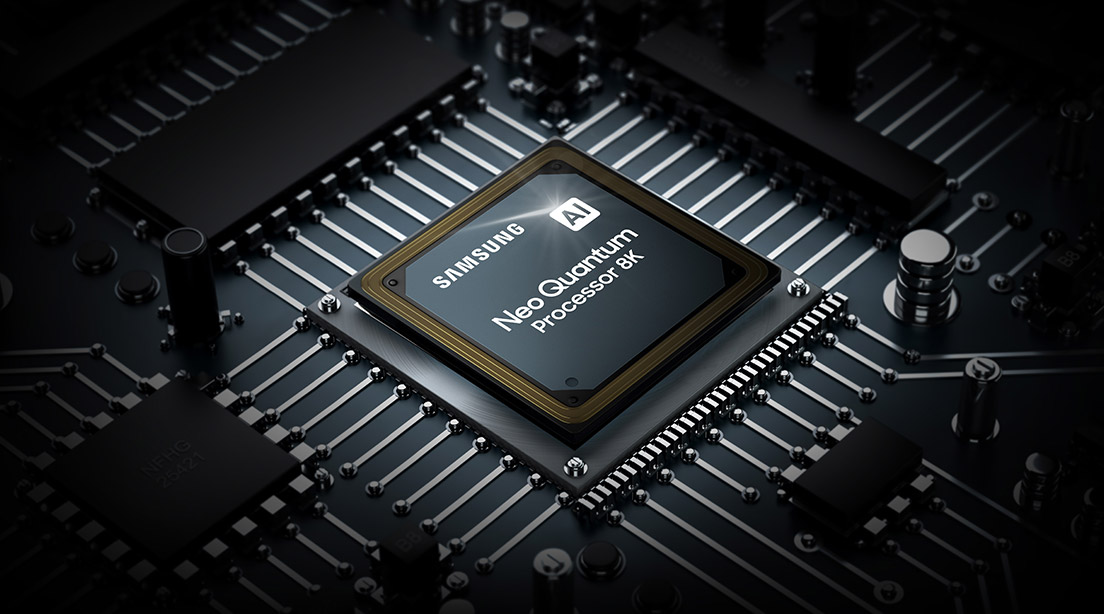 Neo Quantum Processor er teknologien som tilpasser lyd og billede for at give en bedre TV-oplevelse Neo Quantum Processor