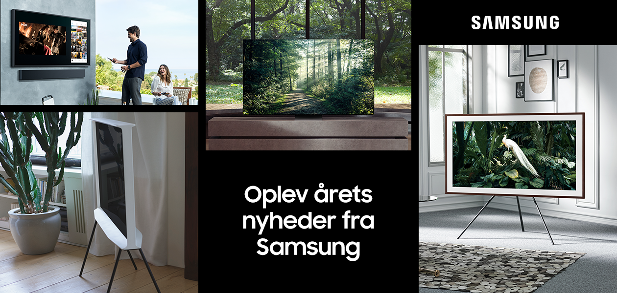 Samsung har TVer til enhver smag Forskellige Samsung TVer for 2021